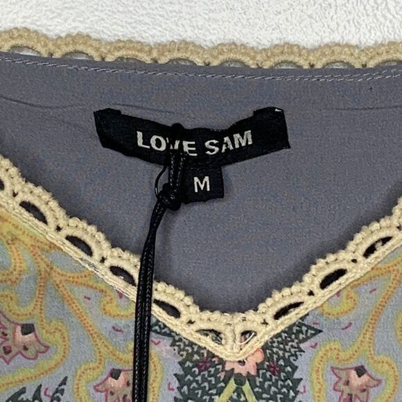 NWT Love Sam Malca paisley dress. Medium - Picture 9 of 10